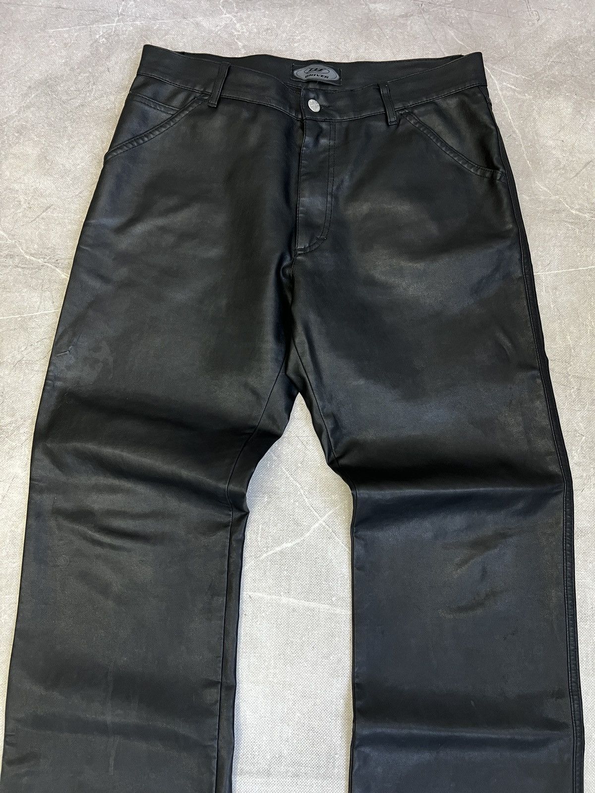 Tornado Mart Faux leather baggy tornado mart style leather gothic pants Size US 32 / EU 48 - 2 Thumbnail