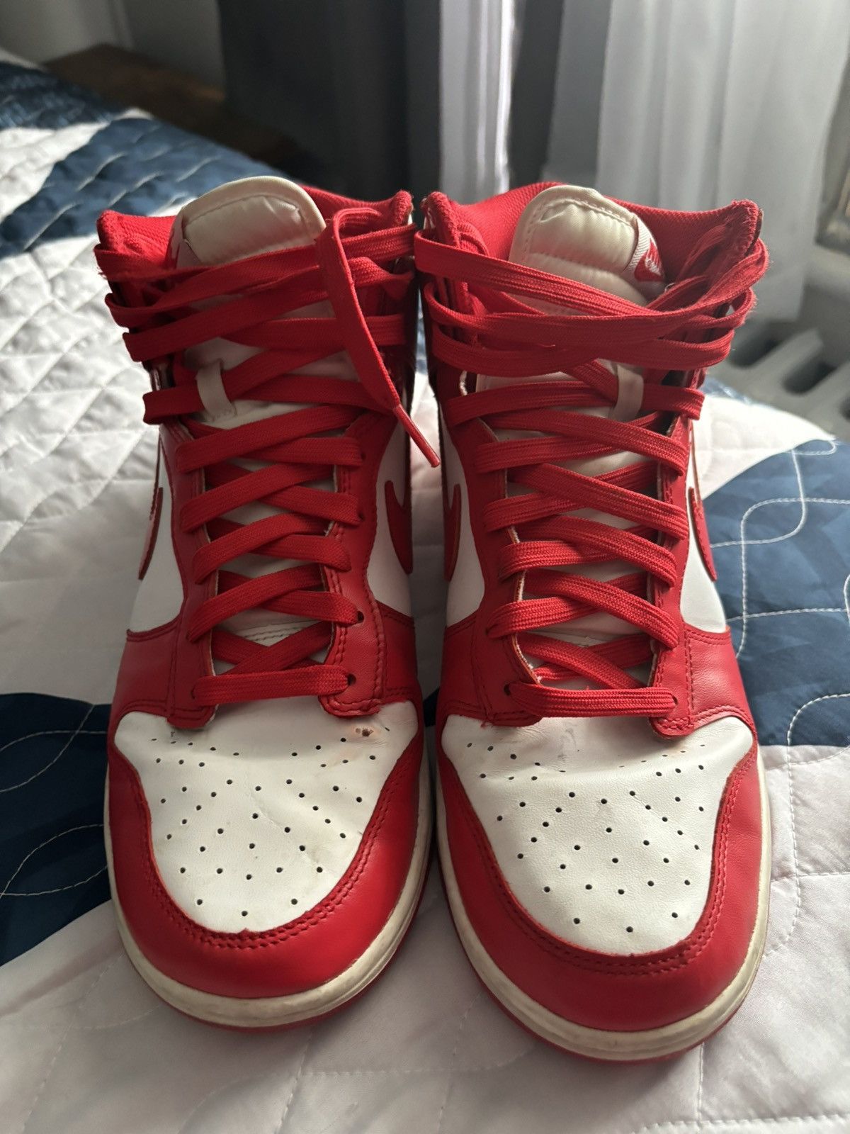 Nike Nike Dunk High University Red Size US 10 / EU 43 - 2 Thumbnail