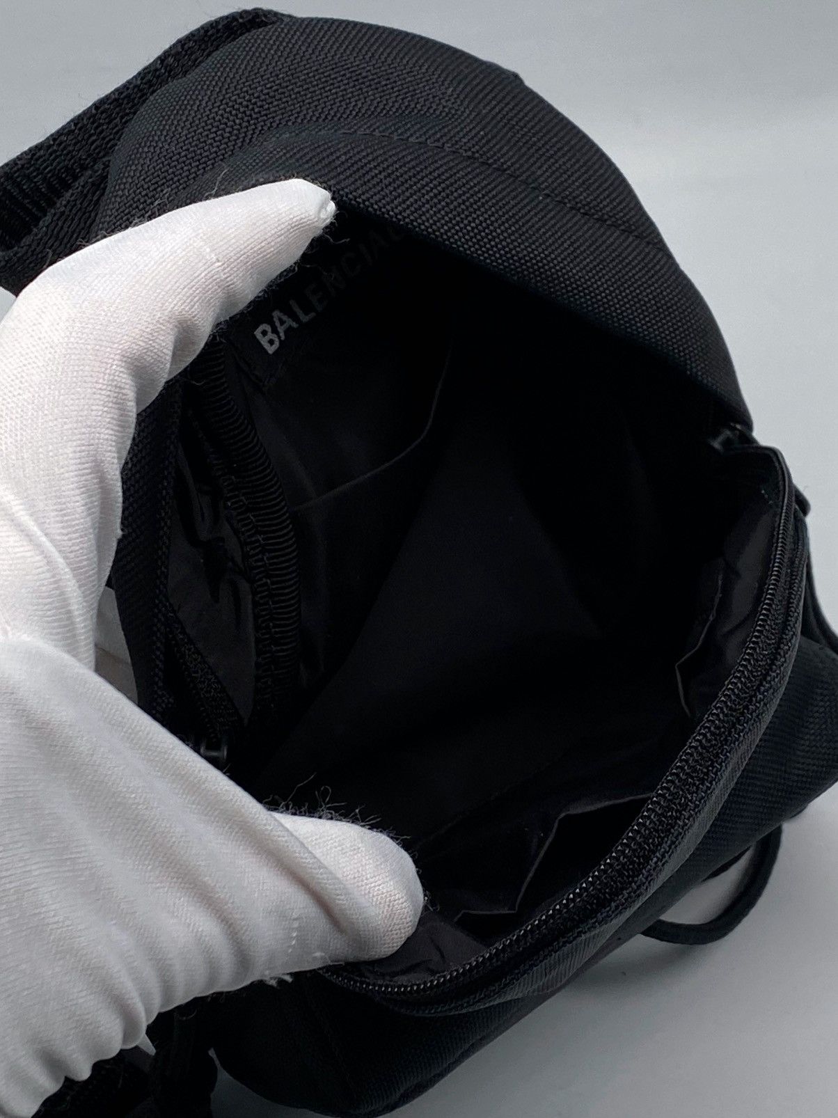 Balenciaga Balenciaga Black Nylon Mini Backpack Bag Size ONE SIZE - 16 Thumbnail