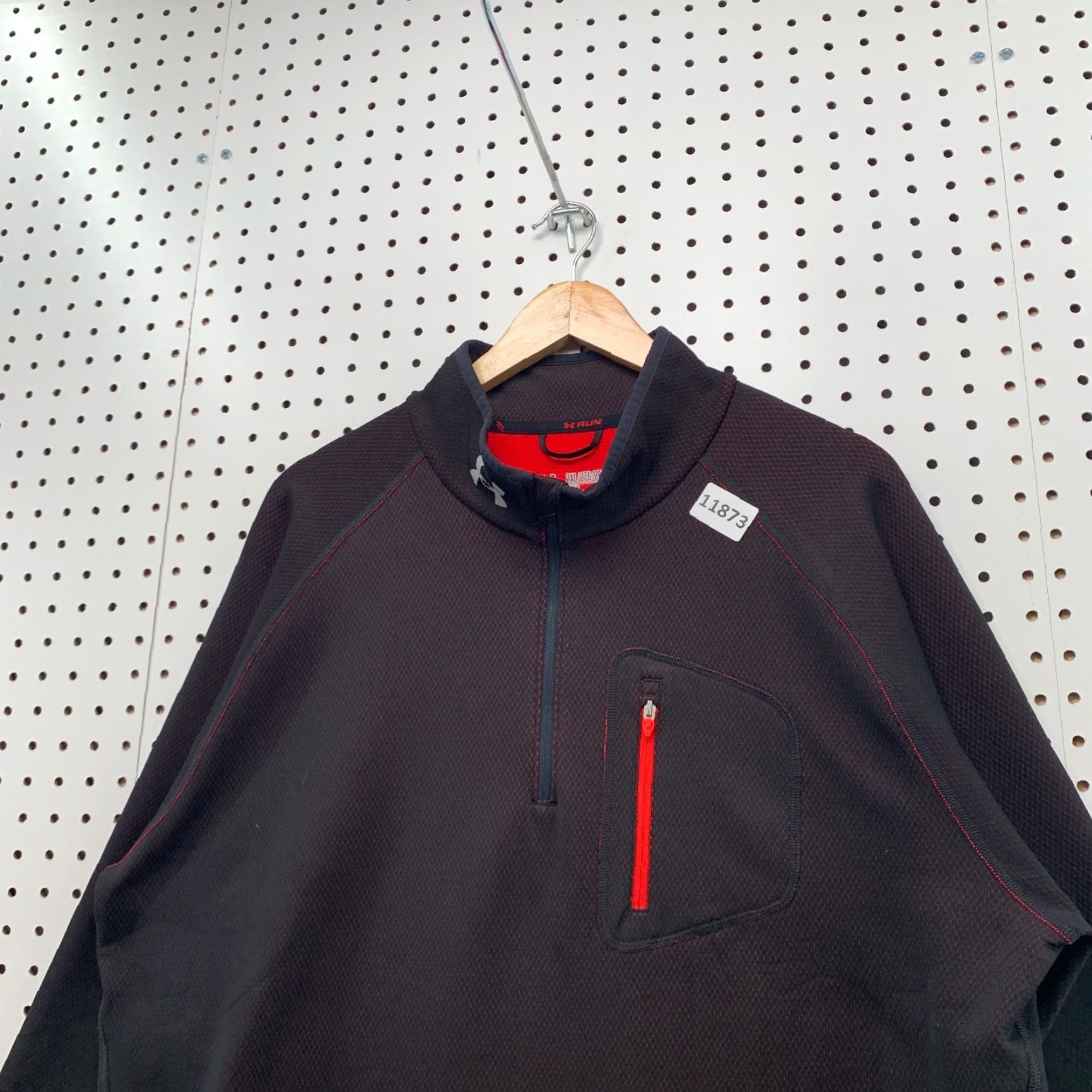 Under Armour Under Armour Run Sweater Shirt Mens Size Medium Black 1/4 Zip Pullover 90s Running Gear Mens Size US M / EU 48-50 / 2 - 6 Thumbnail