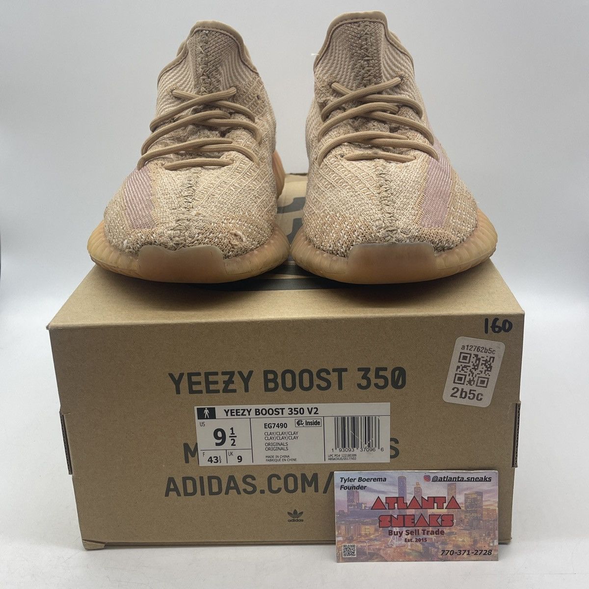 Adidas Yeezy boost 350 clay Size US 9.5 / EU 42-43 - 2 Thumbnail