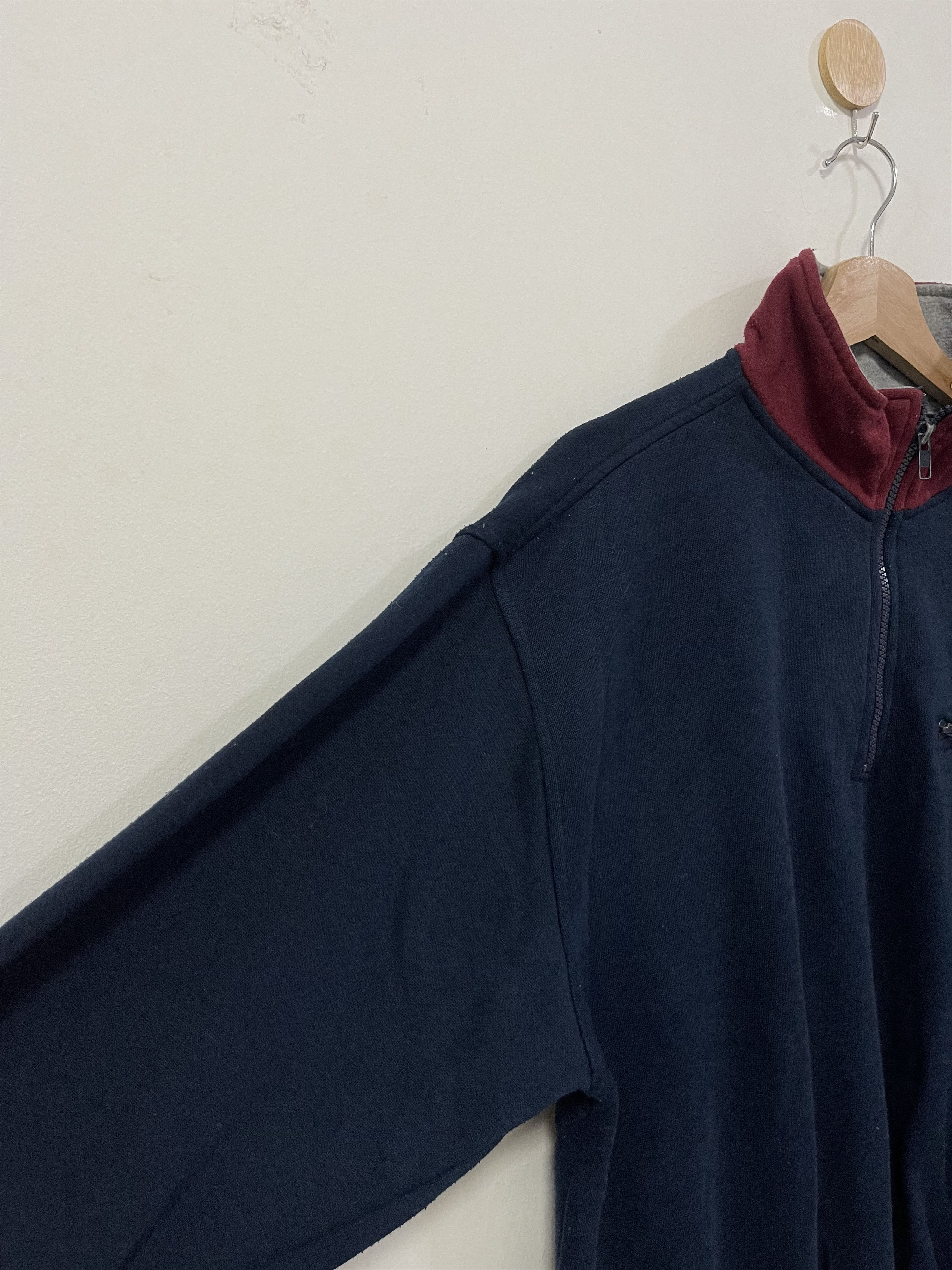 Japanese Brand × Vintage Vintage Check Mate Mini Logo Half Zip Sweatshirt Size US M / EU 48-50 / 2 - 7 Thumbnail