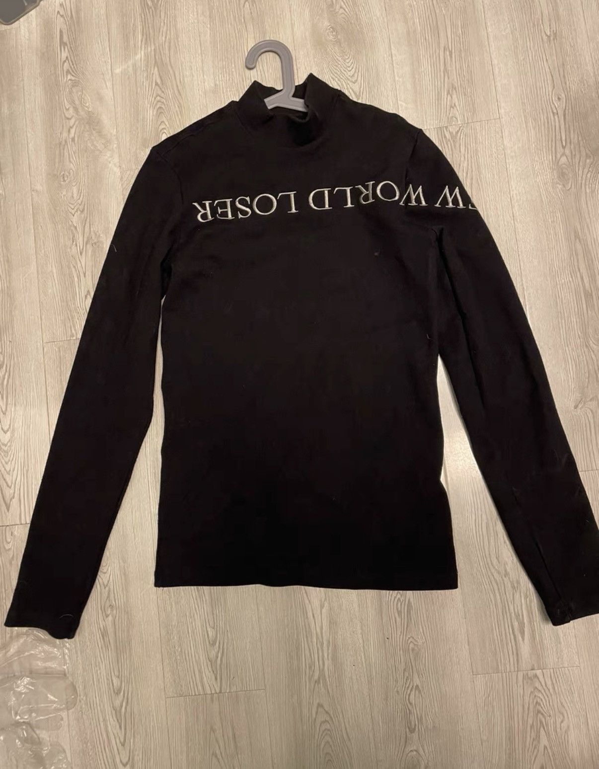 Hood By Air Hood by Air (HBA) SS17 Runway Font Print Long Sleeve Hoodie Size US L / EU 52-54 / 3 - 1 Thumbnail