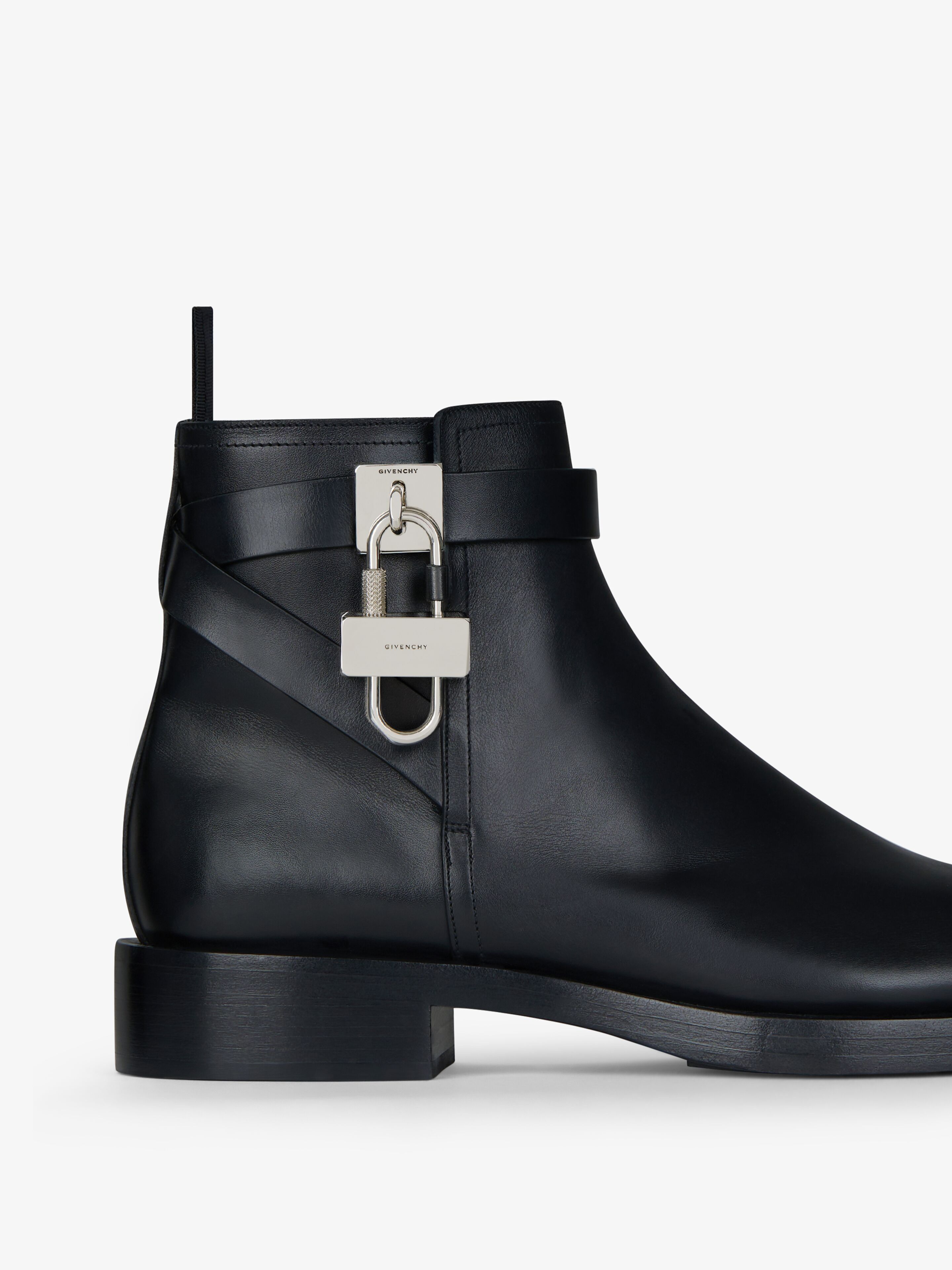 Givenchy o1srvl11e0925 Padlock Boots in Black Size US 8 / EU 41 - 5 Thumbnail