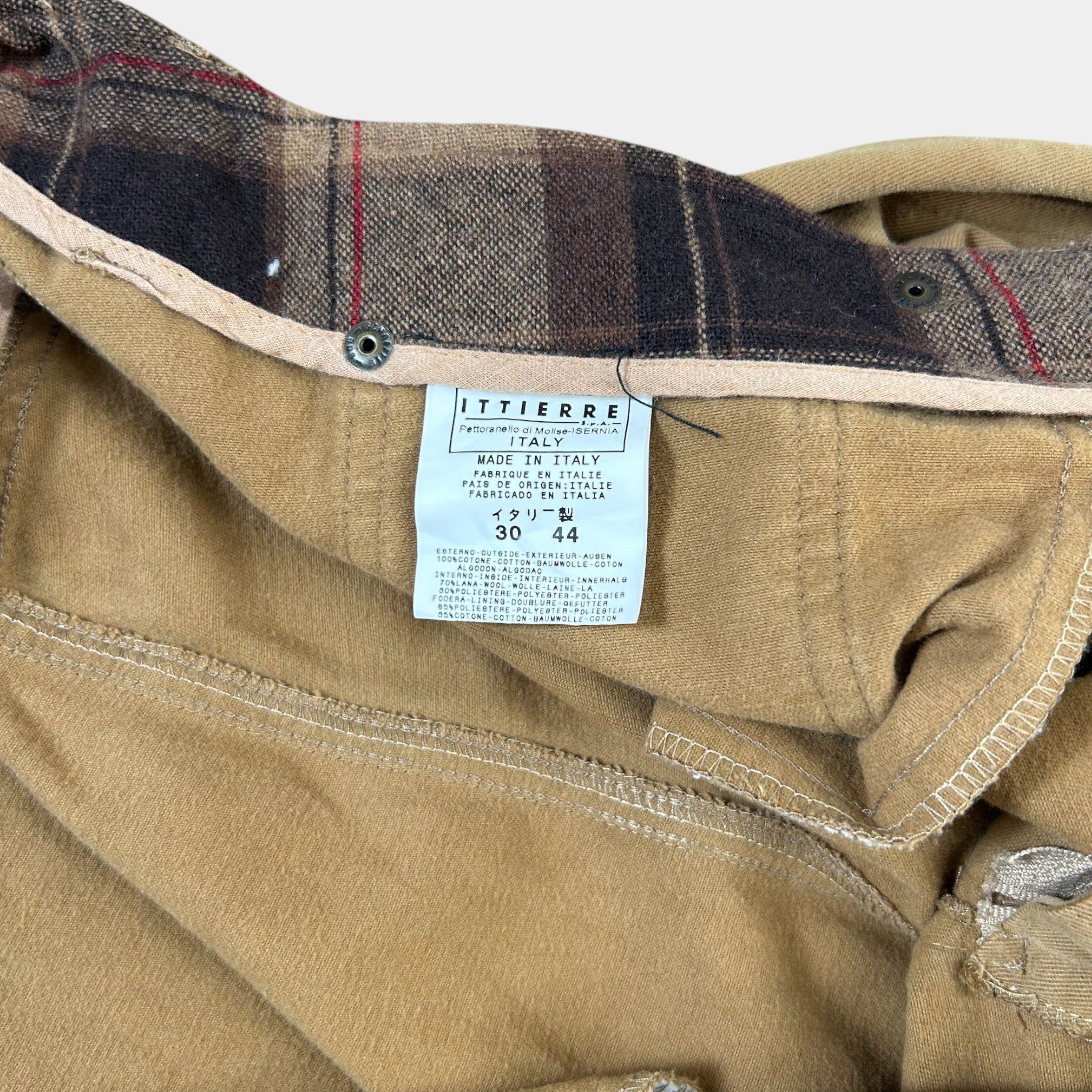 Dolce & Gabbana Dolce & Gabbana Beige Carpenter Pants Size US 31 - 7 Thumbnail