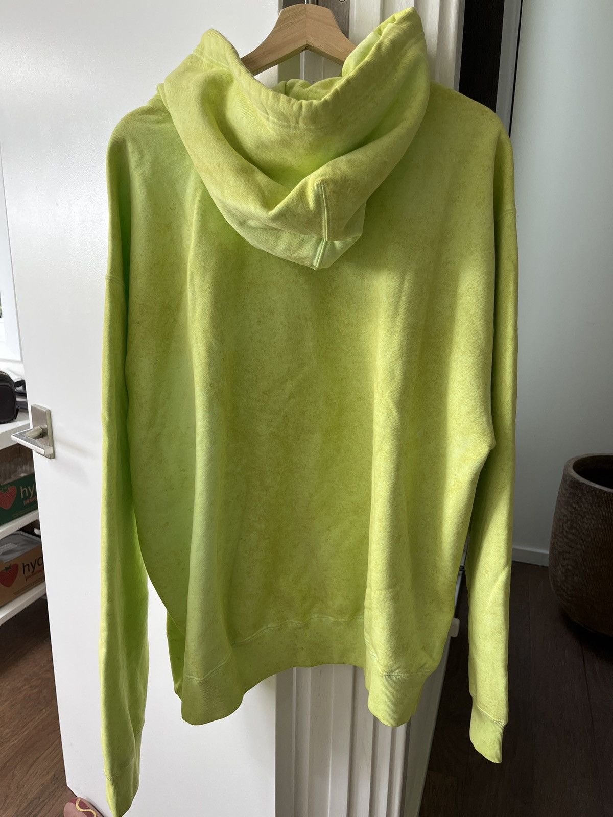 Nike stussy green popular sweatshirt