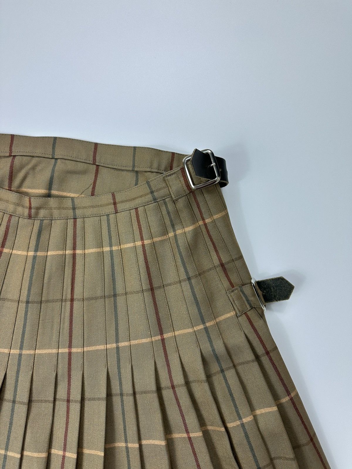 90's Burberrys Vintage Wool Skirt Nova Check
