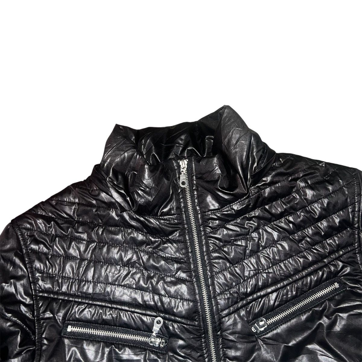 If Six Was Nine “y2k style” 2000s FUR ZIP UP MODERM BLACK JACKET Size US L / EU 52-54 / 3 - 17 Thumbnail