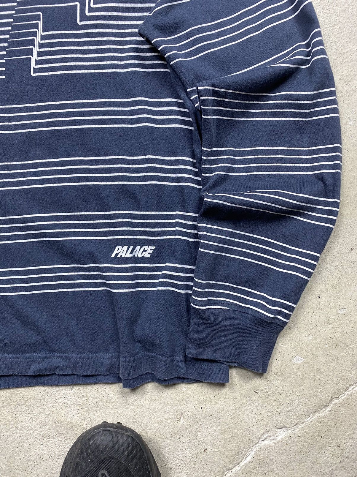 Palace Palace Striped P Logo Longsleeve T Shirt Hype Size US L / EU 52-54 / 3 - 7 Thumbnail