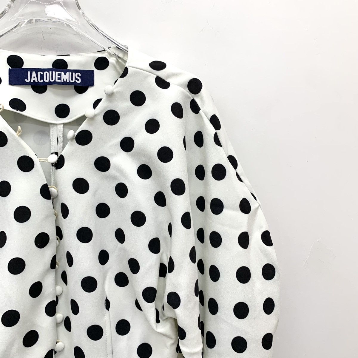 Jacquemus Jacquemus Polka Dot Single-breasted Long Sleeve Shirt K26WX Size M / US 6-8 / IT 42-44 - 3 Thumbnail