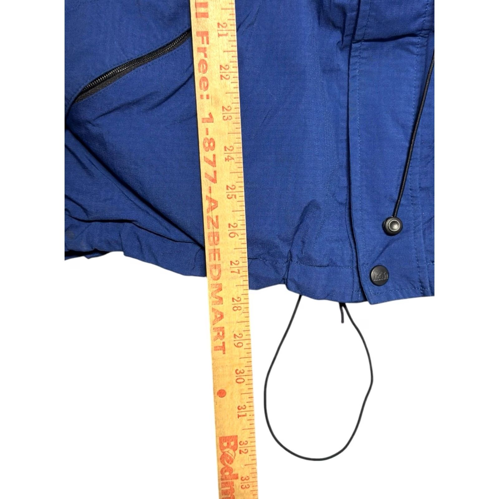 Vintage VINTAGE REI Gore-Tex Jacket Mens M Blue Zip Front Hooded Full Zip Wet Weather Rain Jacket Size US M / EU 48-50 / 2 - 4 Thumbnail