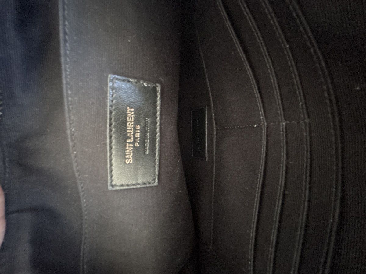 Saint Laurent Paris Black Leather Clutch/Pouch Size ONE SIZE - 11 Thumbnail