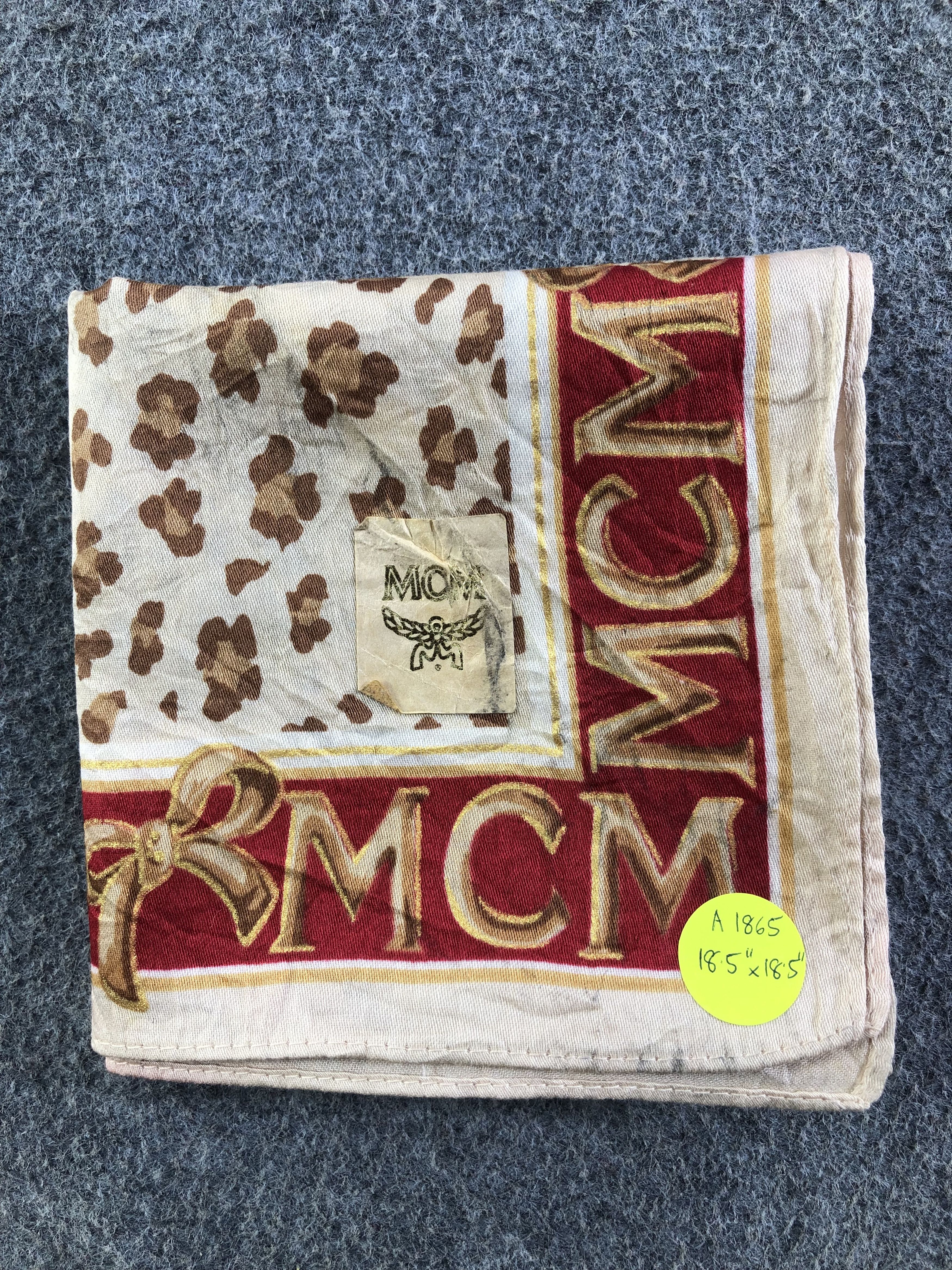 MCM MCM Handkerchief / Bandana / Neckerchief / Headscarf Size ONE SIZE - 8 Thumbnail