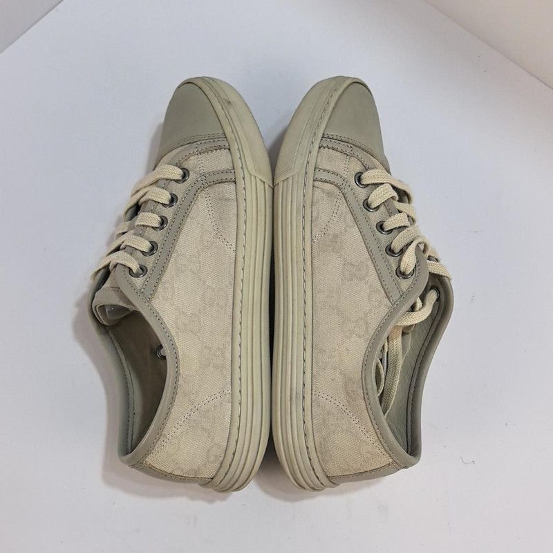 Gucci Gucci Fashion Canvas GG Print Low-Top Sneakers -2508 Size US 4.5 / IT 34.5 - 7 Thumbnail
