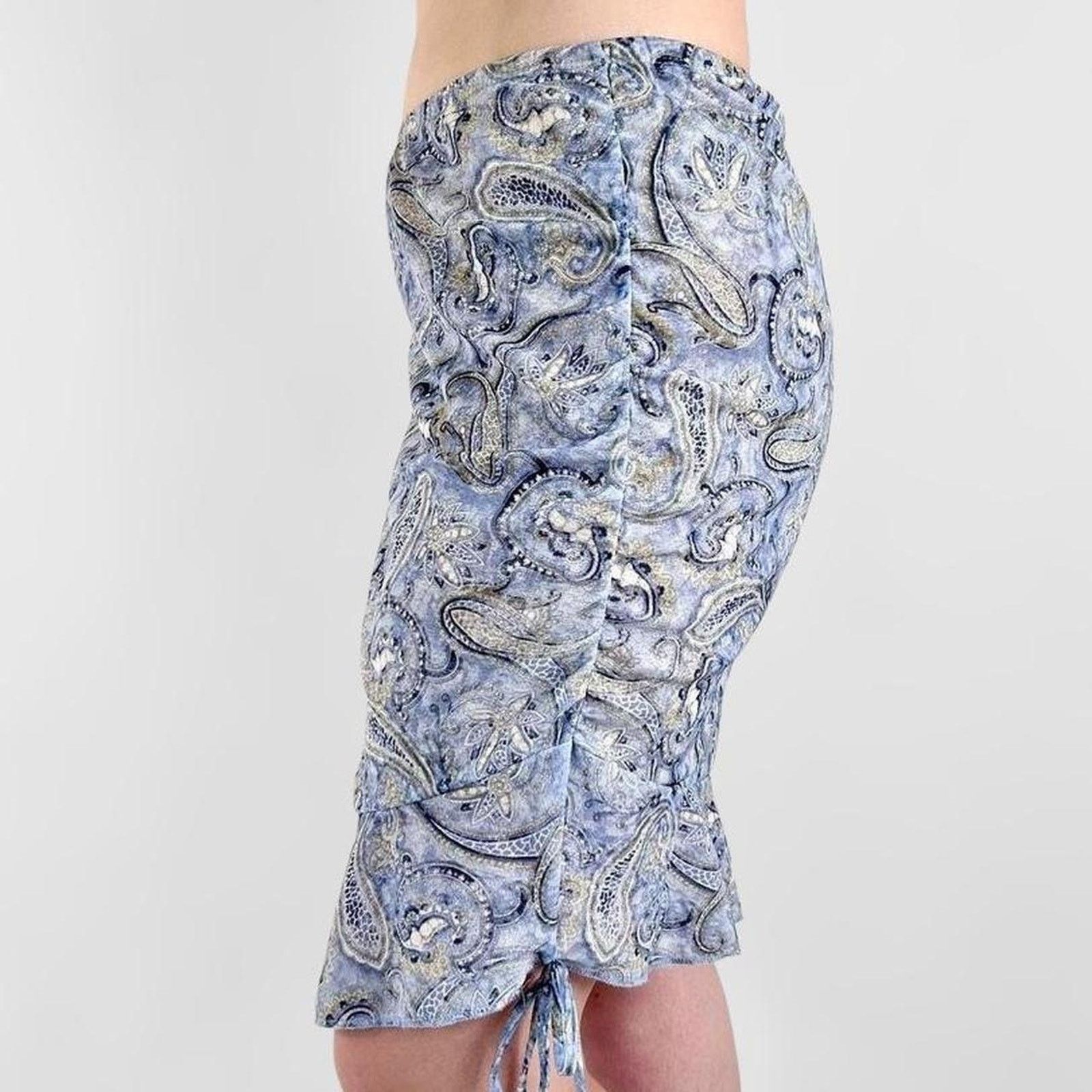 Other y2k paisley fairy blue midi skirt Size 28" / US 6 / IT 42 - 3 Thumbnail