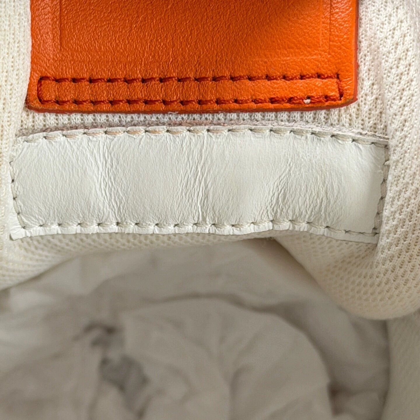 Louis Vuitton LV Trainer White Orange Embossed AOP 9/10 40 Size US 7 / EU 40 - 5 Thumbnail