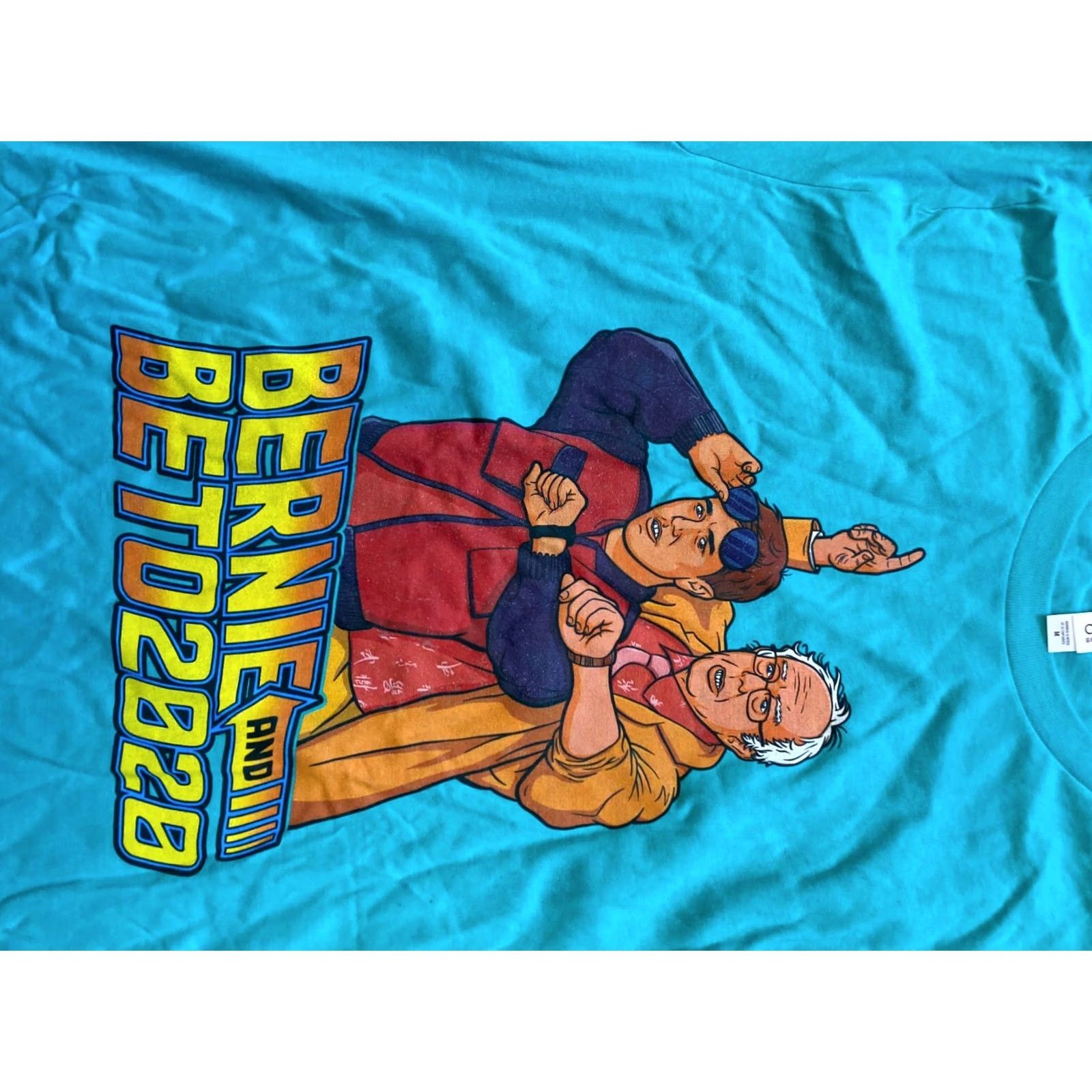 Sanders Bernie Sanders Beto Orourke Back to the Future 2020 RARE T-Shirt Sz M Mens Size US M / EU 48-50 / 2 - 3 Thumbnail
