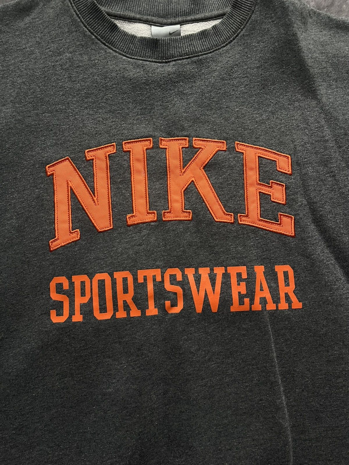 Nike 00s Nike Boxy Oversized Sweatshirt Spellout Big Logo Retro Size US XL / EU 56 / 4 - 2 Thumbnail