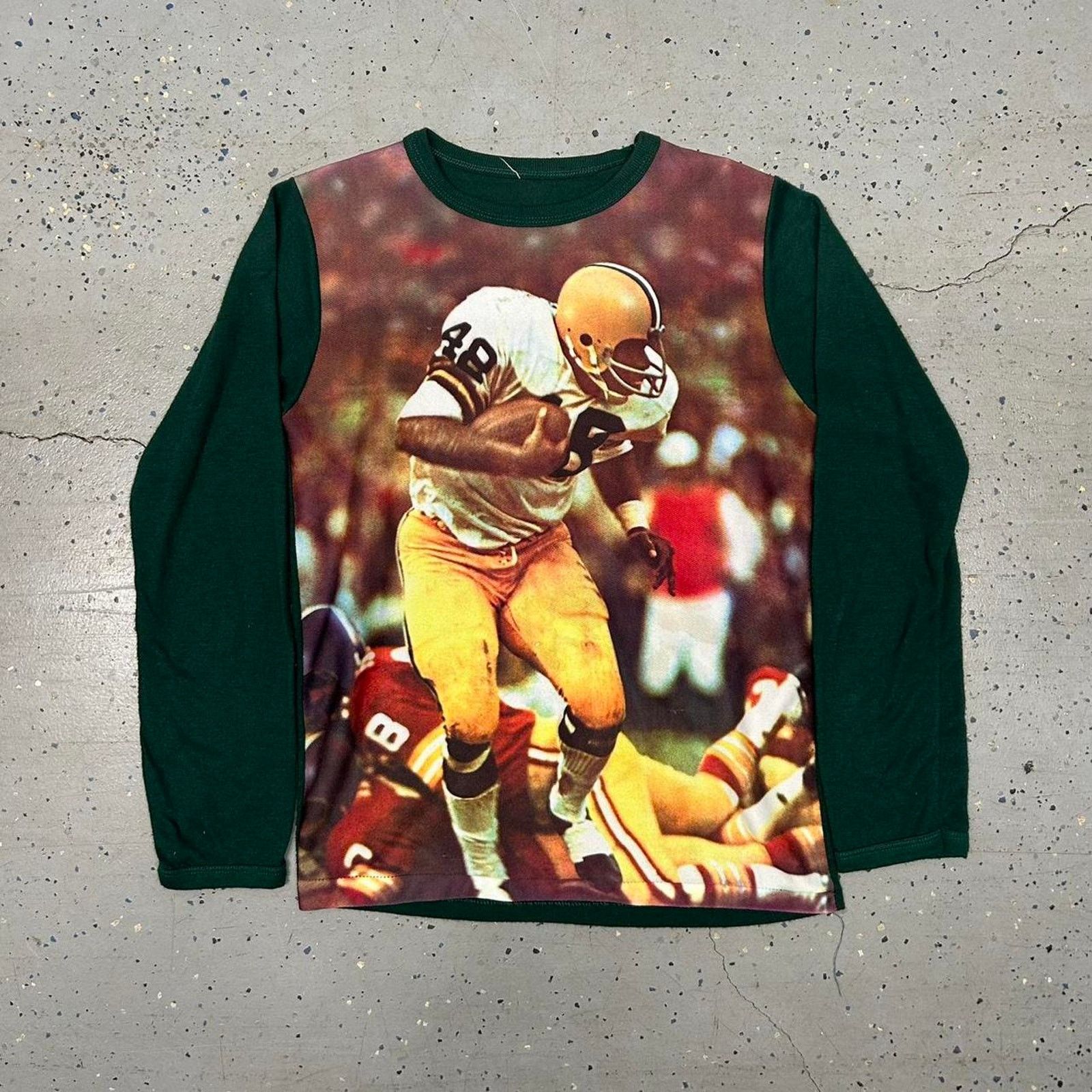 Other VTG 70s Green and yellow Football long sleeve t-shirt Size S / US 4 / IT 40 - 1 Thumbnail