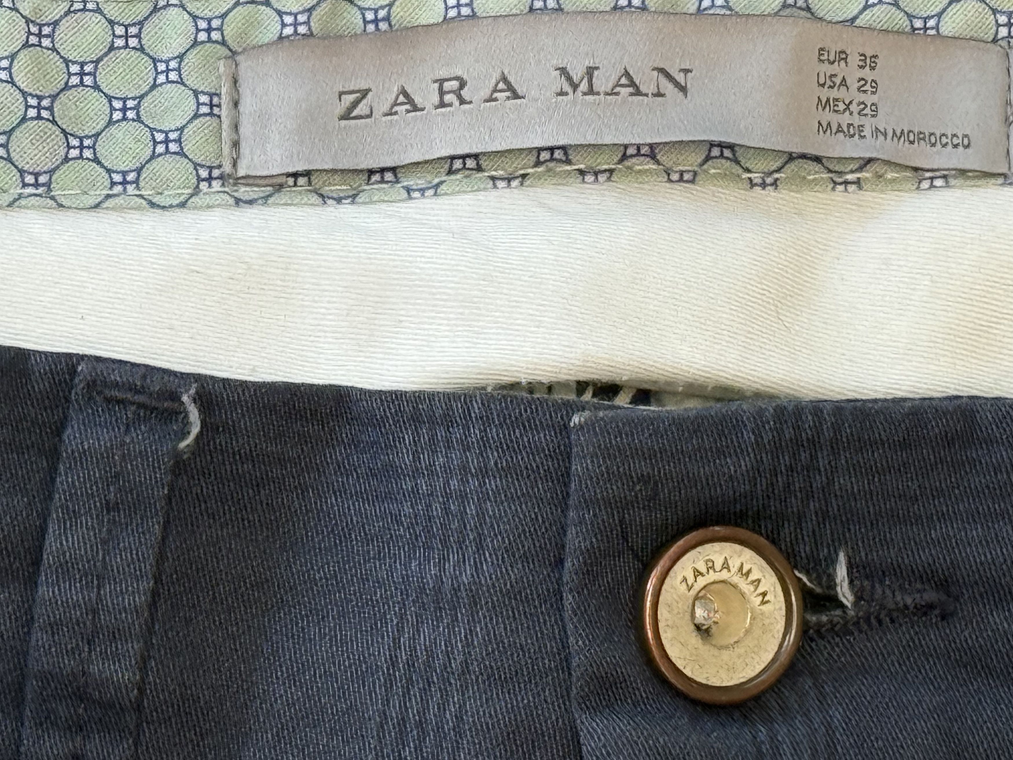 Zara Zara Dark Grey Pant Size US 29 - 4 Thumbnail