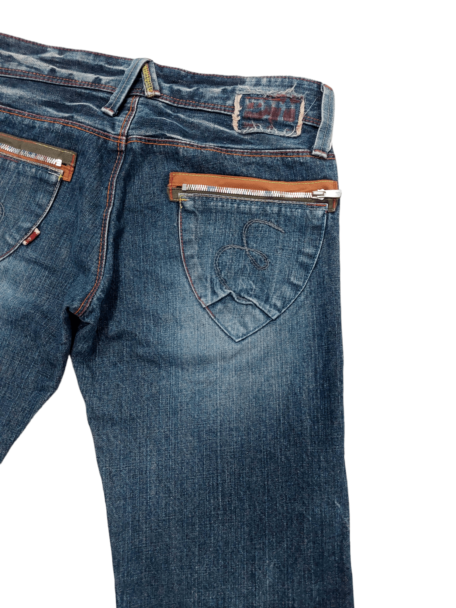 Japanese Brand × Vintage SUPER FLARE💥 Et Boite Japanese Wide Leg Flare Denim Size US 32 / EU 48 - 17 Thumbnail