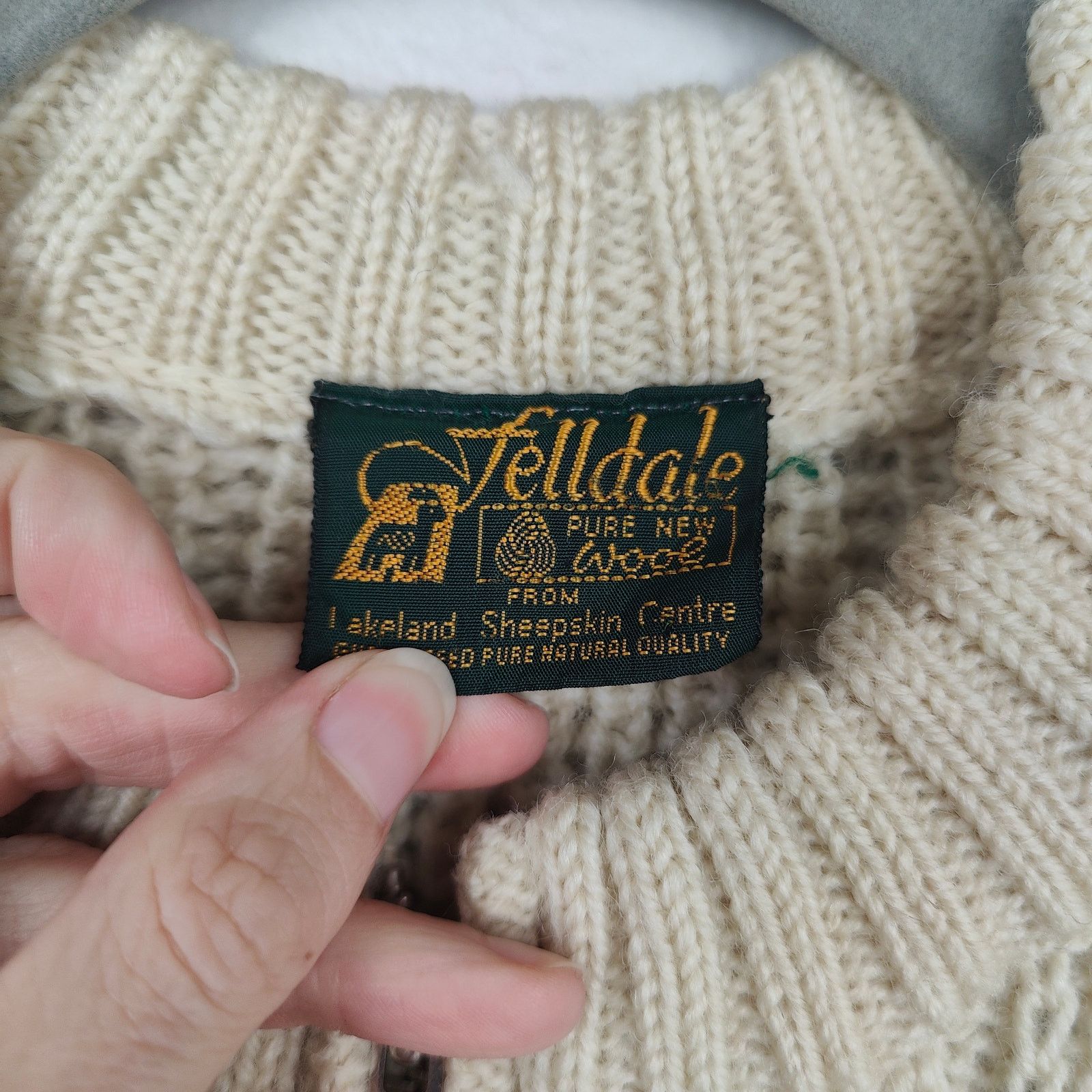 Other Vintage Felldale Fisherman Zip Up Sweater Mens 44" Large Size US L / EU 52-54 / 3 - 10 Thumbnail