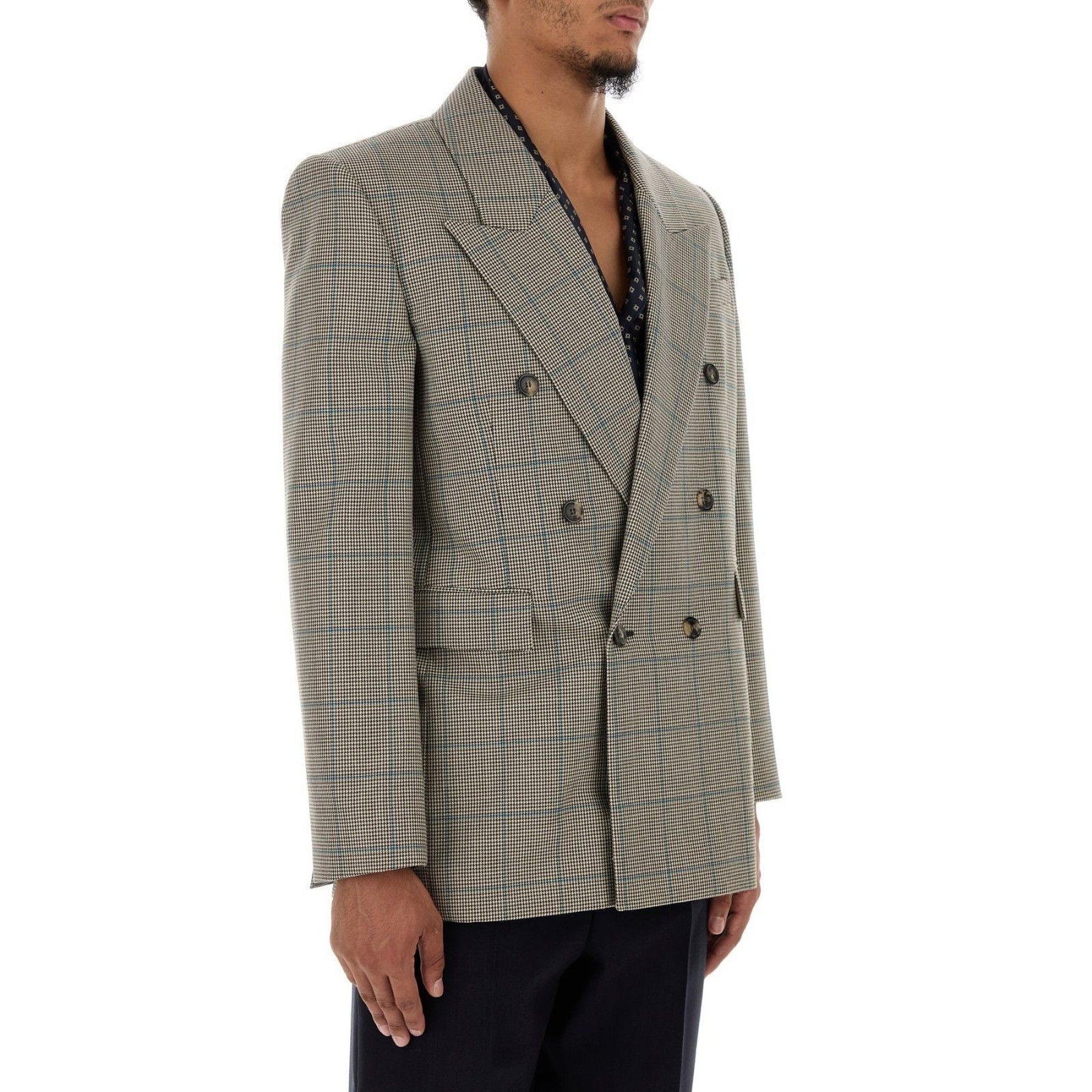 Saint Laurent Paris SAINT LAURENT Embroidered Wool Blazer Jacket New & Authentic Size US L / EU 52-54 / 3 - 3 Thumbnail