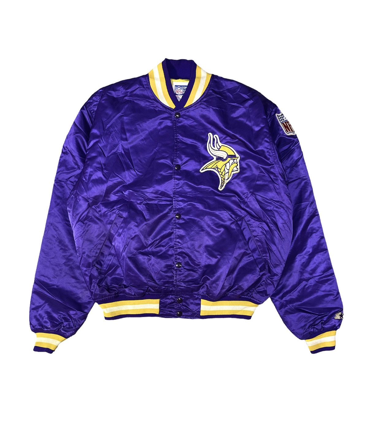 image of Nfl Minnesota Vikings Pro Line Starter Jacket in Purple, Men's (Size XL)