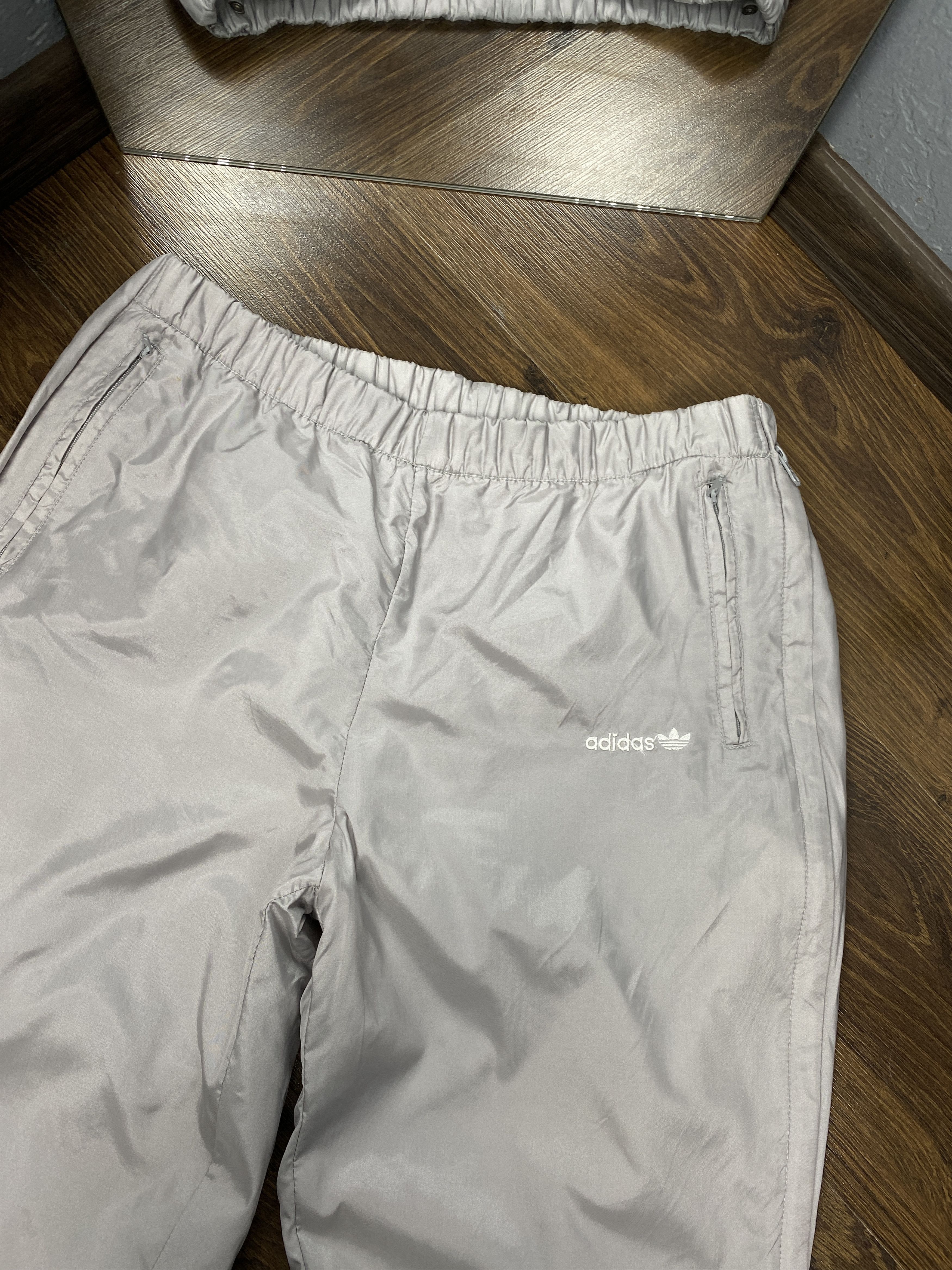 Adidas Adidas vintage parachute nylon track pants full side zip y2k Size US 32 / EU 48 - 2 Thumbnail