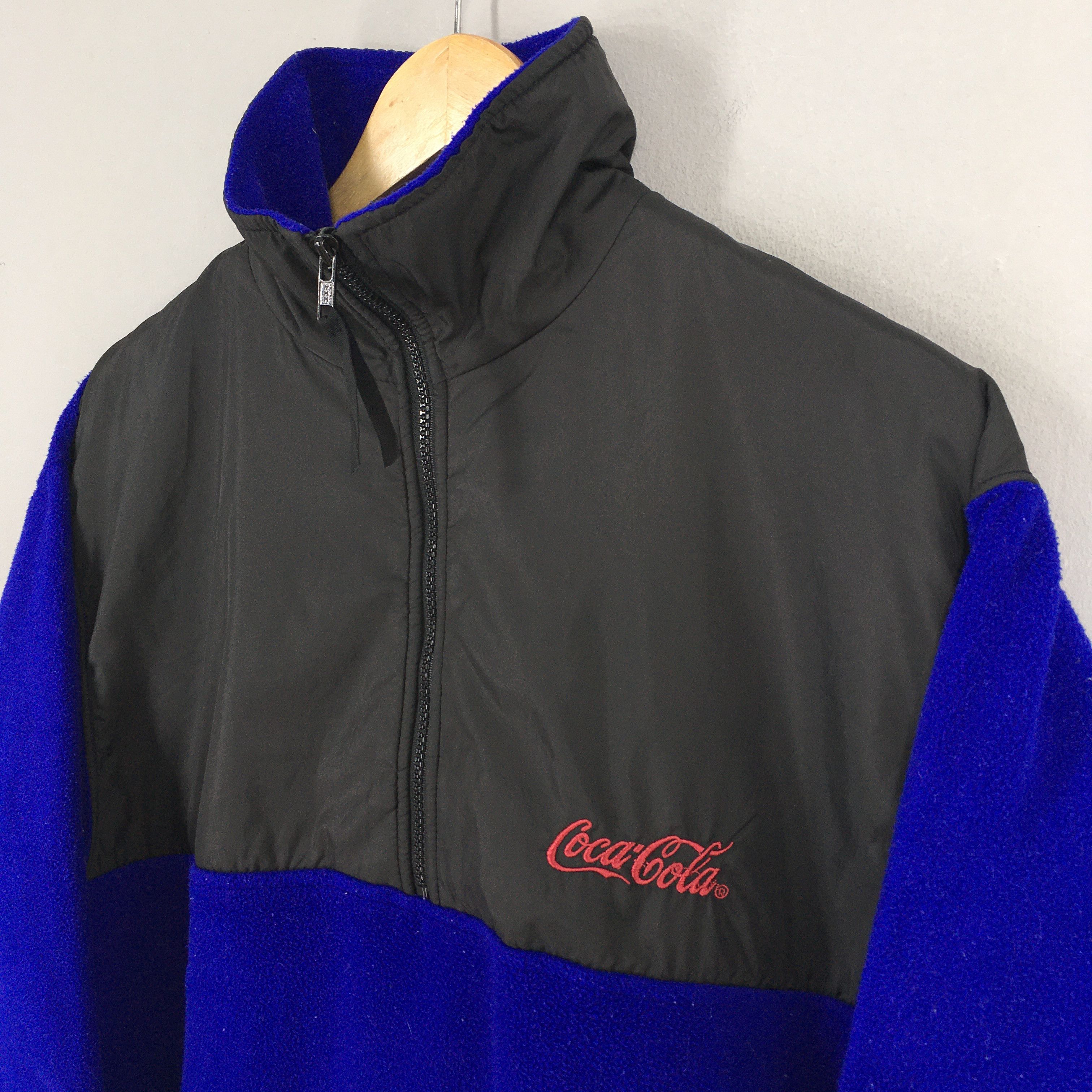Coca Cola × Vintage Vintage Coca Cola Sports Fleece Sweatshirt Large Size US L / EU 52-54 / 3 - 3 Thumbnail