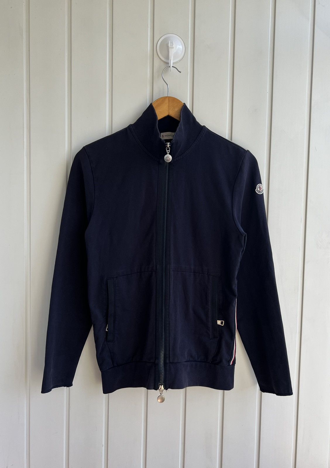 Moncler Moncler zip sweater logo hoodie sweatshirt Size US S / EU 44-46 / 1 - 1 Thumbnail