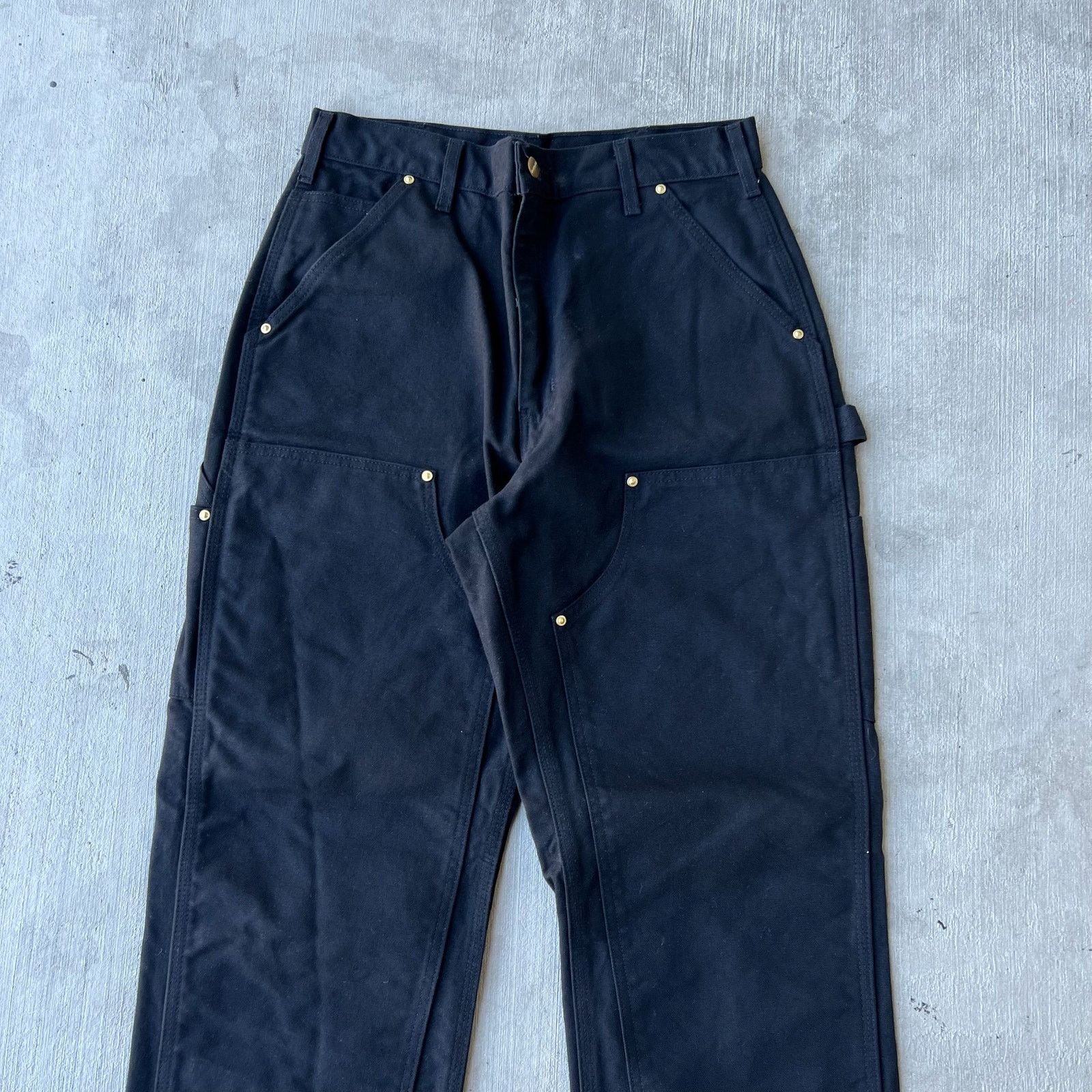 Carhartt × Vintage Carhartt black double knee work wear carpenter pants Size US 30 / EU 46 - 2 Thumbnail