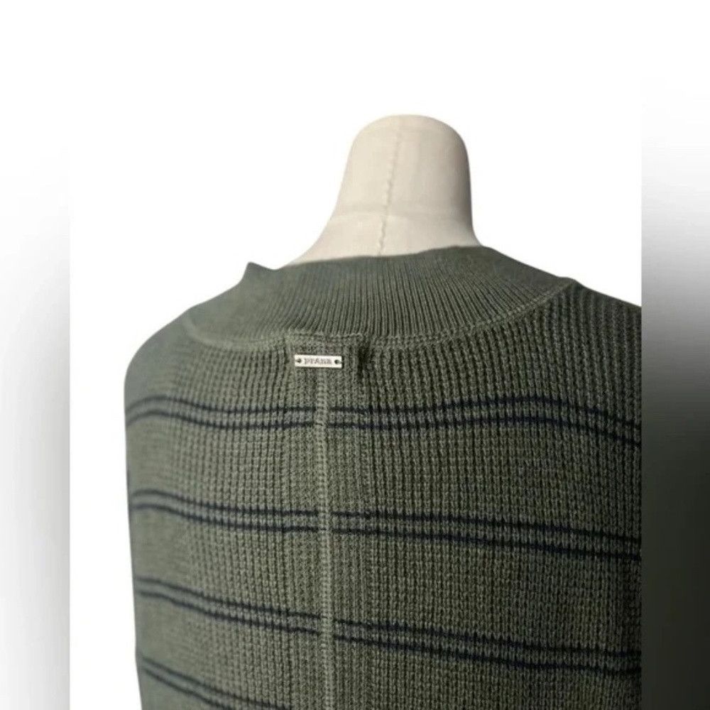 Prana Prana | Milani Green Henley Waffle Knit Organic Dress in Si Size S / US 4 / IT 40 - 4 Thumbnail