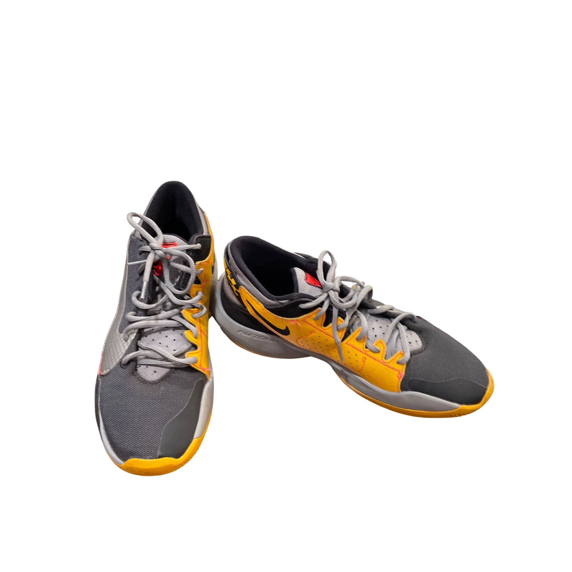 Nike Nike Zoom freak 2 taxi black silver leather mid BB sneakers Size US 10 / EU 43 - 13 Thumbnail