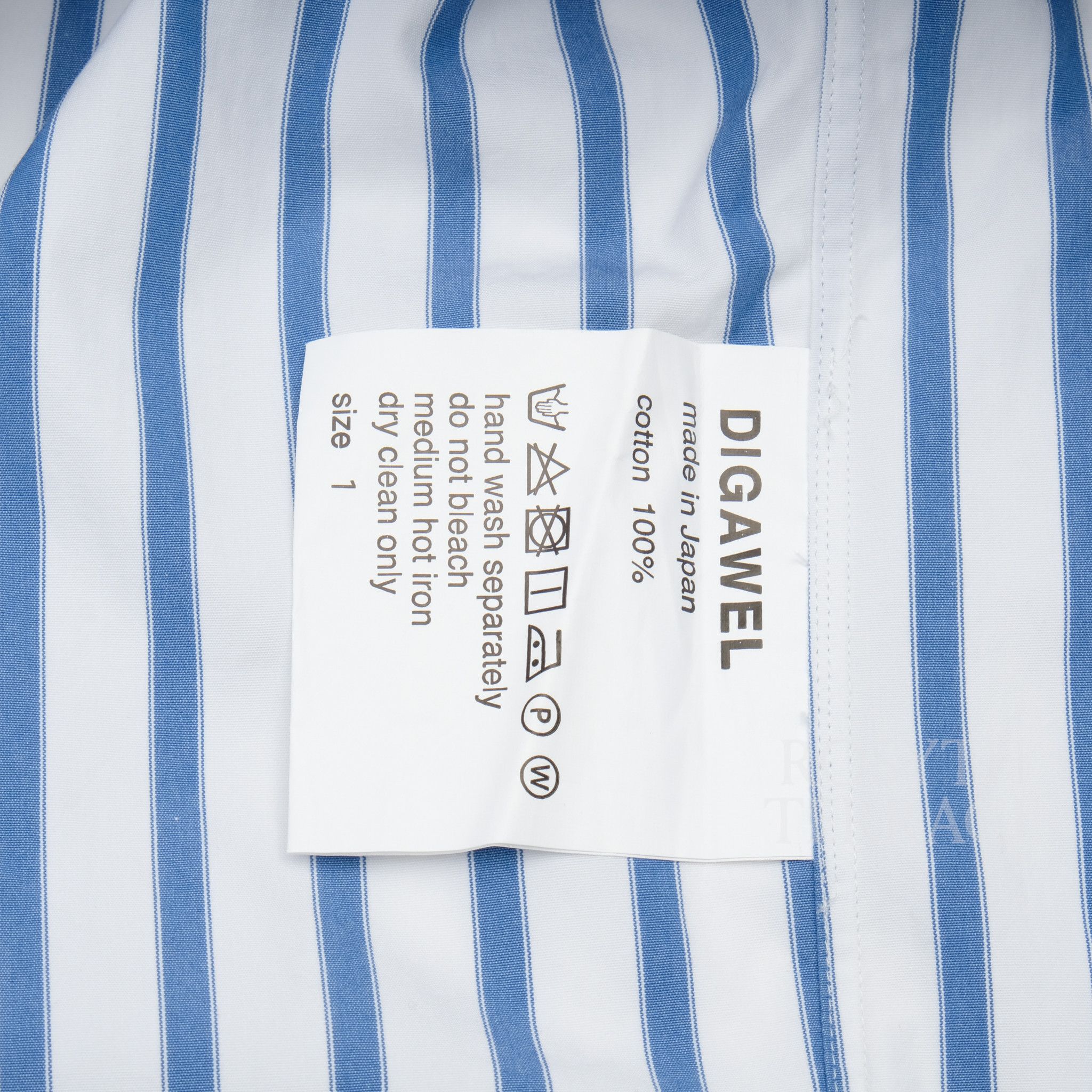 DIGAWEL 【DIGAWEL / OVERSIZED SHIRT LS / SIZE 1】 Size US S / EU 44-46 / 1 - 5 Thumbnail