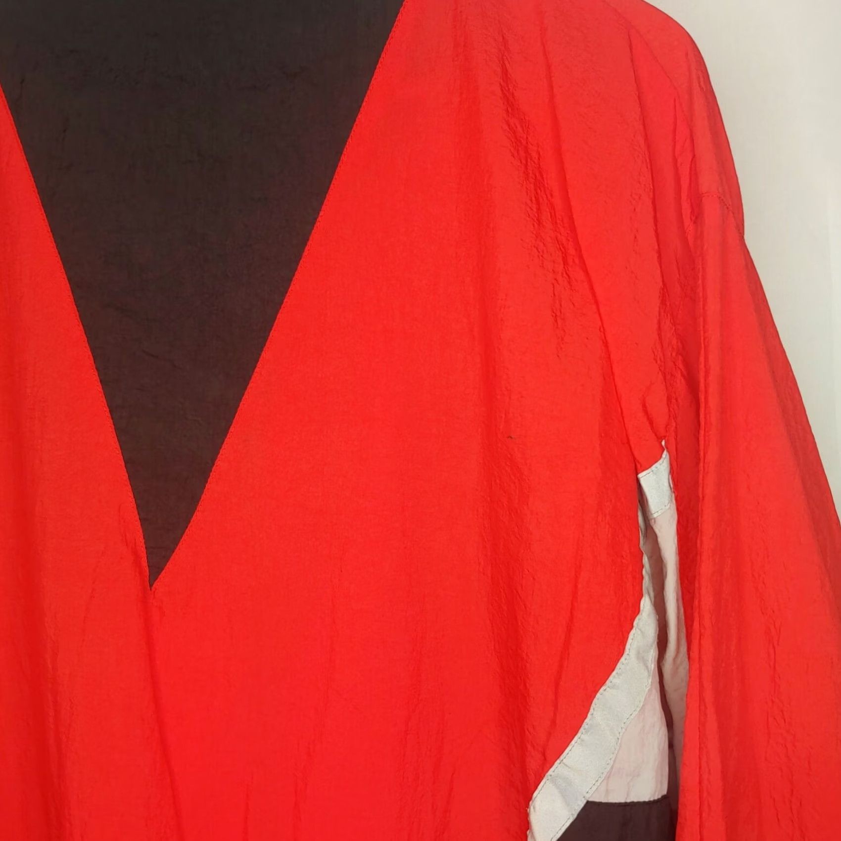 Adidas Adidas Windbreaker Jacket Reflective Black & Red Tracksuit 1990s Men XL Nike-style? Size 46R - 5 Thumbnail