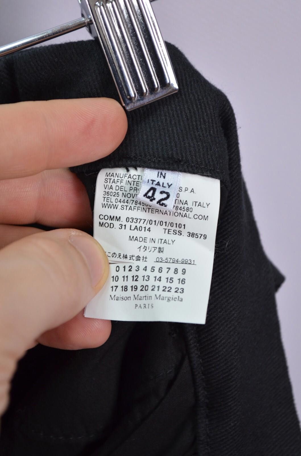 Maison Margiela Maison Margiela S/S 2010 Flat Front Black Pants Sz 42 Bnwt! Size 38" / US 16 / IT 52 - 12 Thumbnail