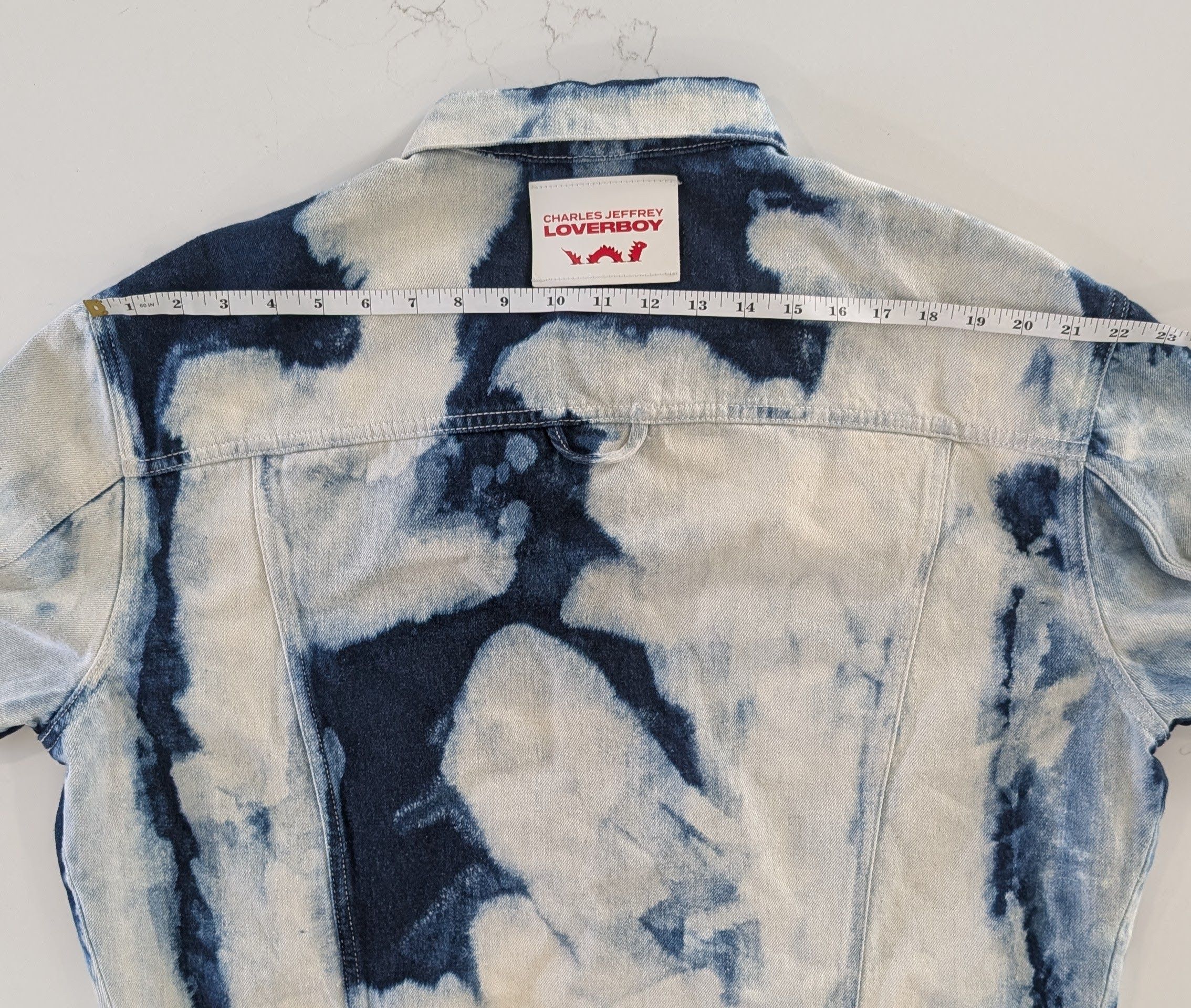 Charles Jeffrey LOVERBOY Charles Jeffrey Loverboy AW24 Bleached Denim Jacket Size US M / EU 48-50 / 2 - 10 Thumbnail