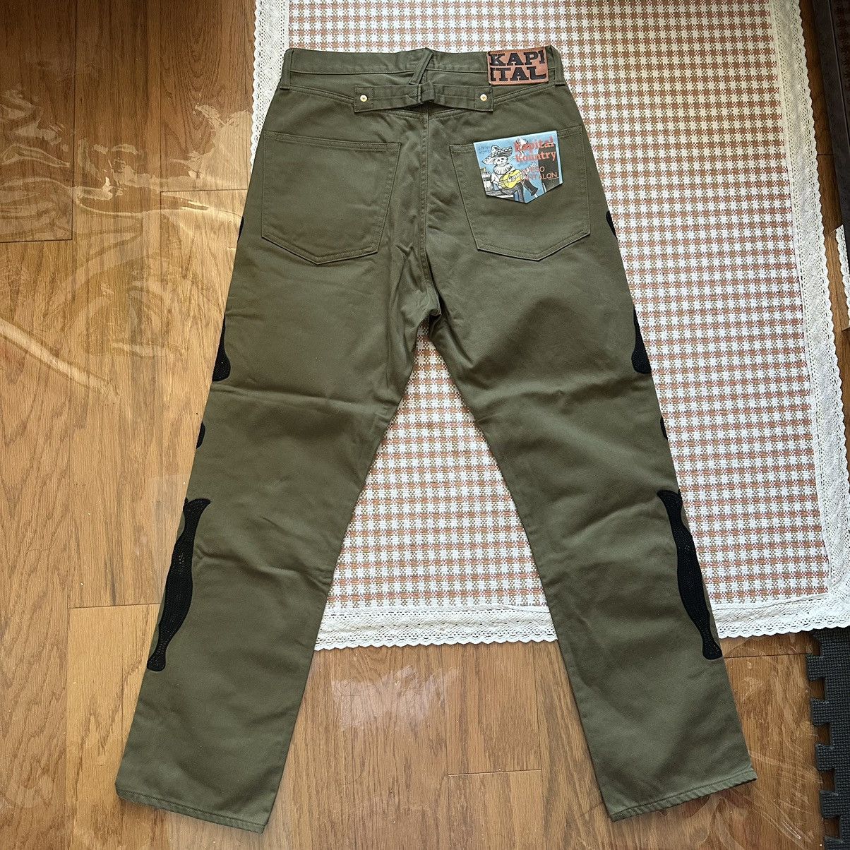 Kapital × Kapital Kountry Kapital Kountry Okagilly Mexican Tuxedo Skeleton Bone Pants Size US 34 / EU 50 - 2 Thumbnail