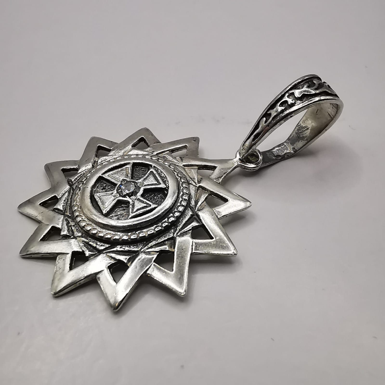 Sterling Silver Vintage Pendant Made of 925 silver,Handmade, 4,31g Size ONE SIZE - 4 Thumbnail