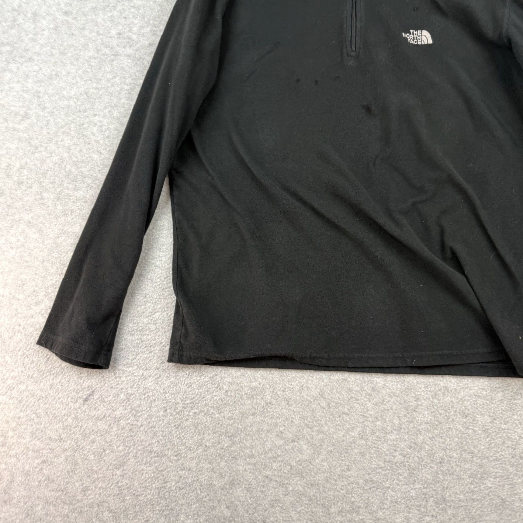 The North Face The North Face TKA 100 Black Mens M Quarter Zip Pullover Fleece Jacket Gorpcore Size US M / EU 48-50 / 2 - 2 Thumbnail