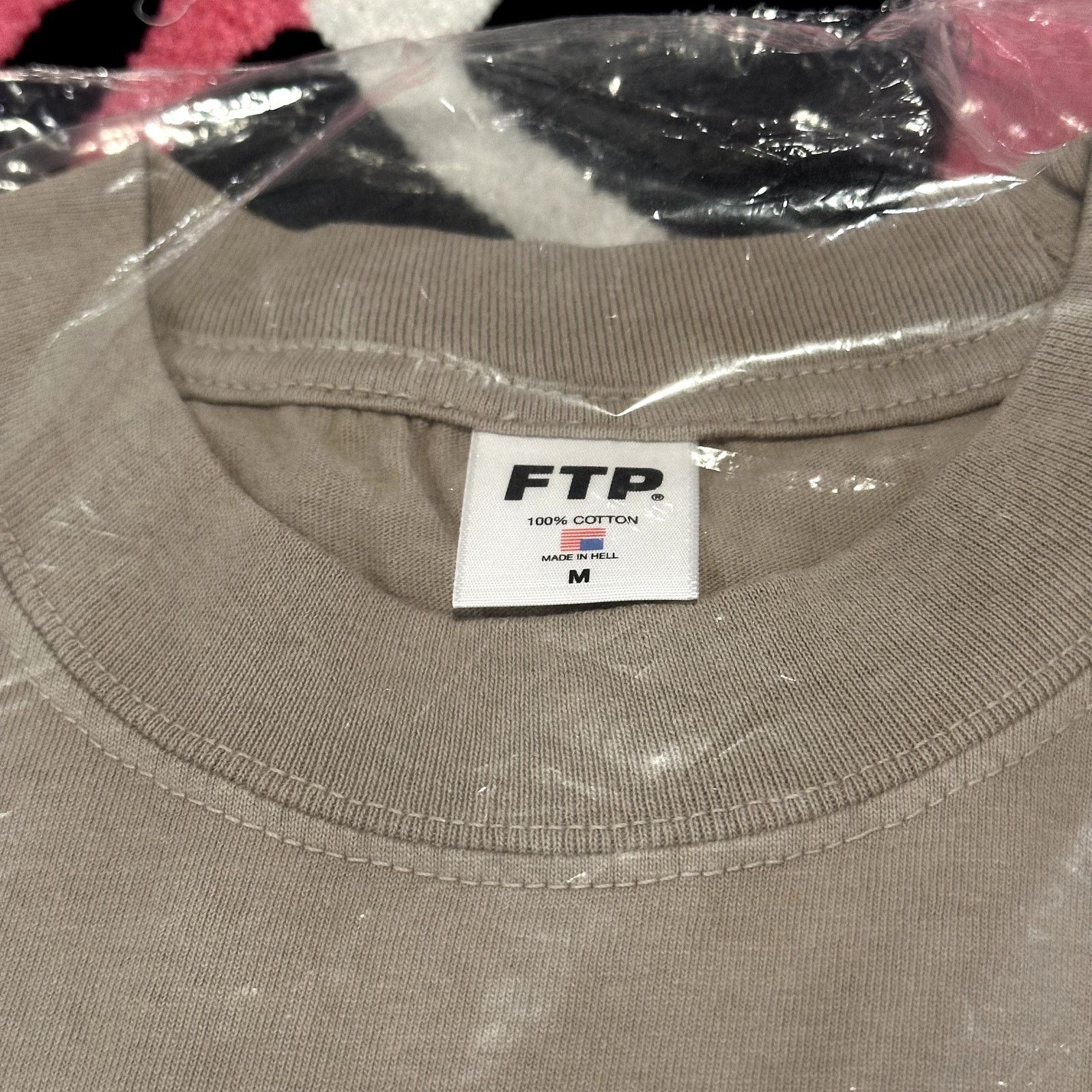 Fuck The Population FTP Grave Logo Tee (Sand) – Size M – NEW – As Pictured Size US M / EU 48-50 / 2 - 7 Thumbnail