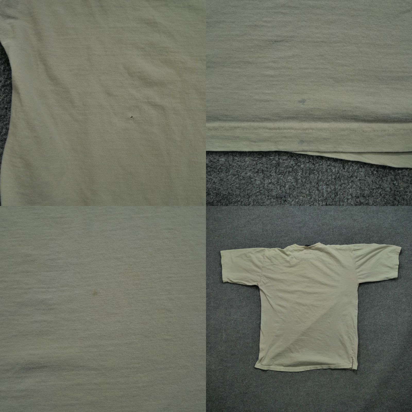American Eagle Outfitters VINTAGE American Eagle Outfitters T-Shirt Mens XL Tan Distressed Henley 90s Y2K Brown Cotton Thermal Short Sleeve Size US XL / EU 56 / 4 - 8 Thumbnail
