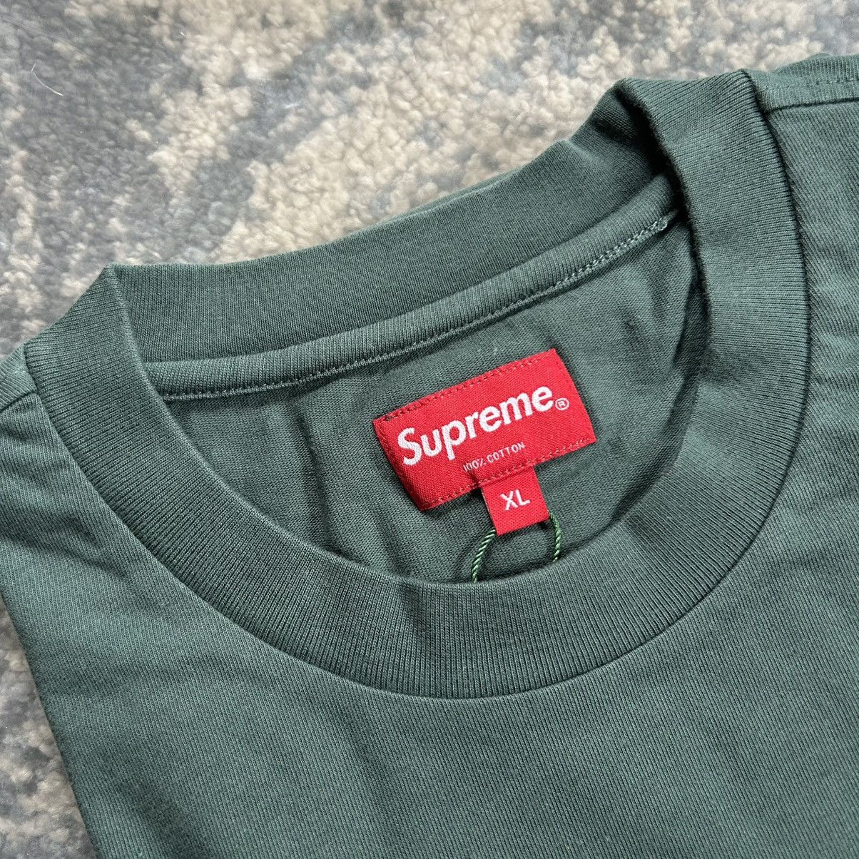 Supreme HiGH DENSiTY SMALL BOX LOGO S/S TOP SHORTSLEEVE TEE AQUA Size US XL / EU 56 / 4 - 3 Thumbnail