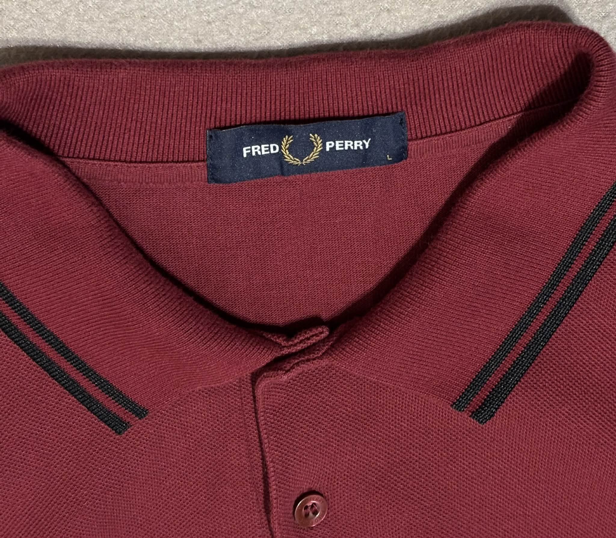 Fred Perry Fred Perry Long Sleeve Polo Shirt Size L Size US L / EU 52-54 / 3 - 12 Thumbnail