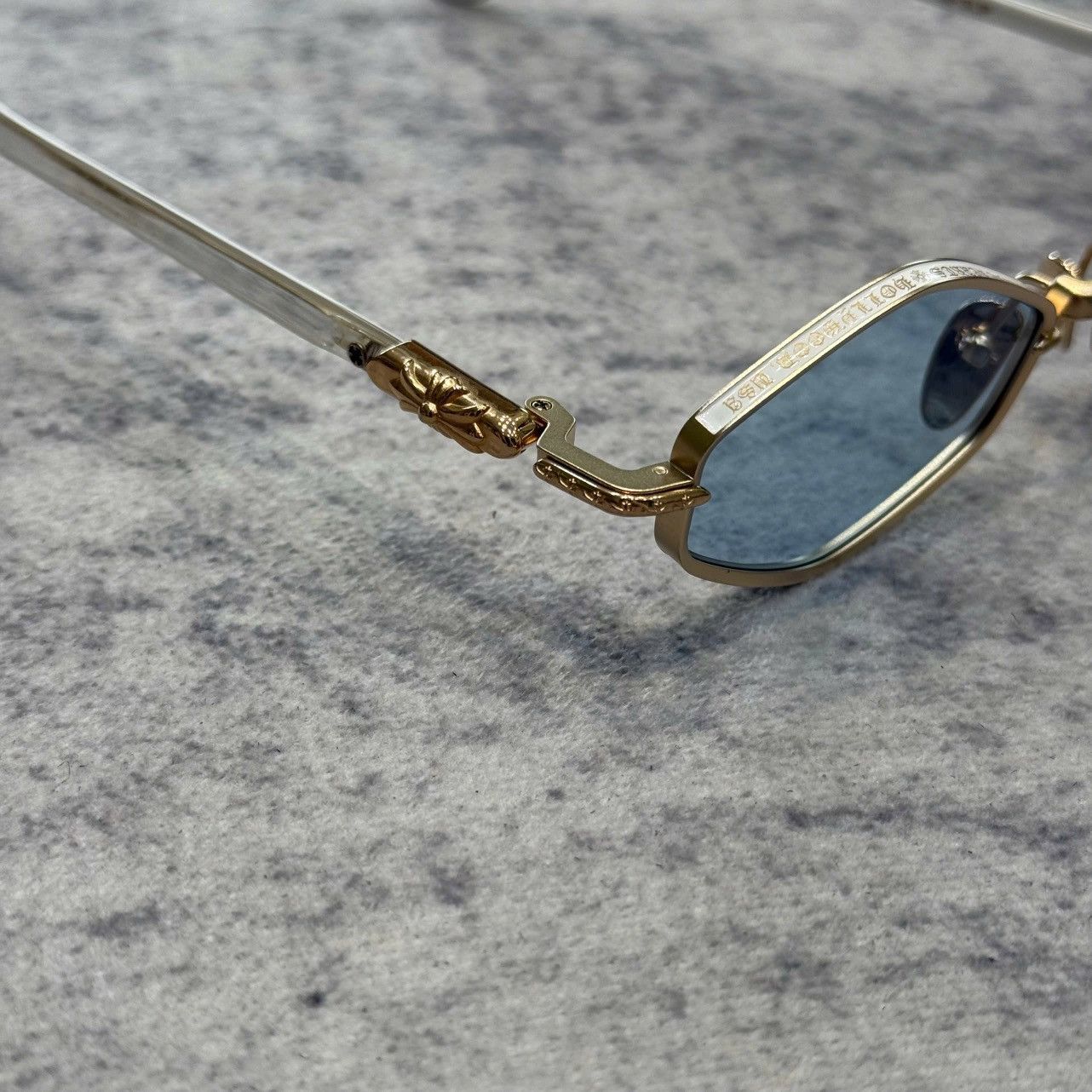 Chrome Hearts CHROME HEARTS NIP SLIP Matte Gold Plated/White-White Size ONE SIZE - 3 Thumbnail