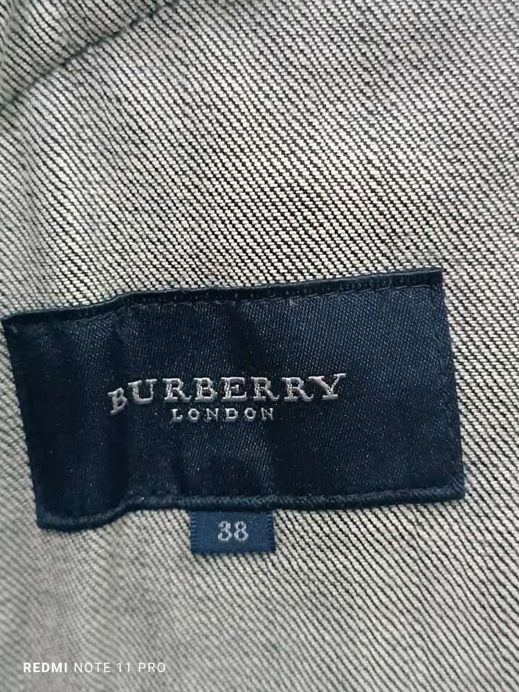 Burberry × Designer RARE BURBERRY DENIM JACKET Size US XXS / EU 40 - 4 Thumbnail