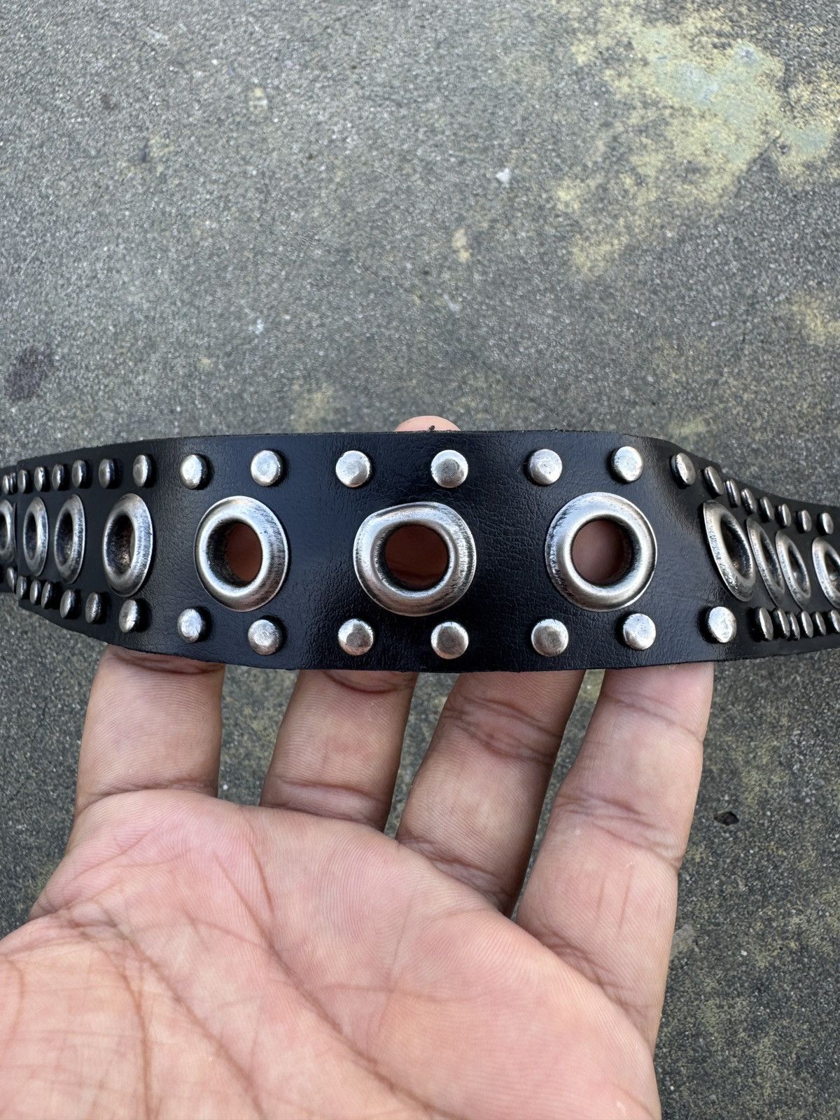 Vintage Studed Belt With One Prong Design Size ONE SIZE - 7 Thumbnail