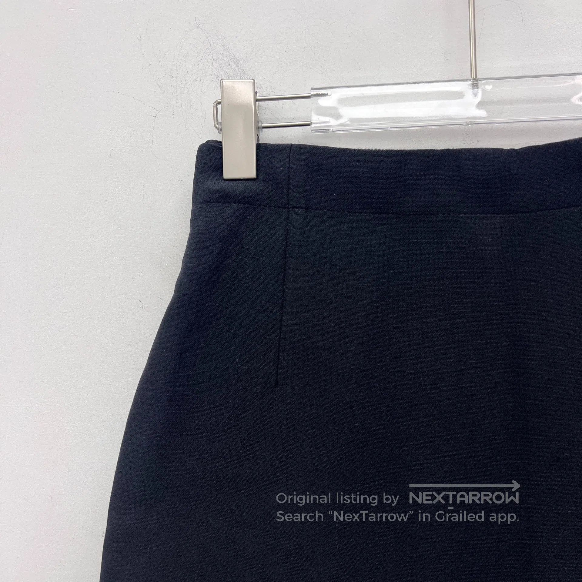 Dior Dior Black CD Buckle Design Wool Wrap Skirt Pants| Size 35" - 3 Thumbnail