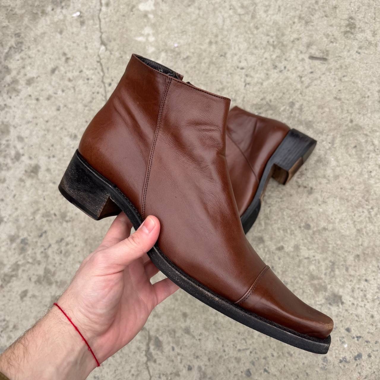 RoccoP Luxury Man’s Rocco P Leather Shoes Size 42 Old Money 00s USA Size US 8.5 / EU 41-42 - 11 Thumbnail
